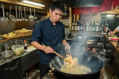 Hand Cash Izakaya Hall & Kitchen Staff Part Time Job at Nippombashi Station 日本橋駅 in Osaka 1,340円