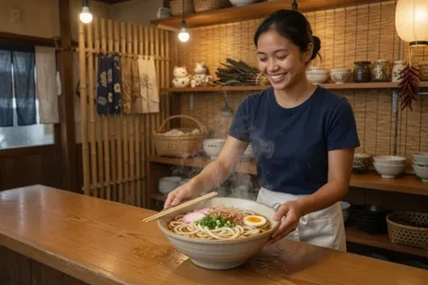 Udon/Soba Hall & Kitchen Staff Part Time Job at Higashi-Ojima Station 東大島駅 in Tokyo 1,300円