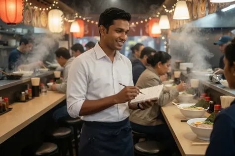 Ramen Hall Staff Part Time Job at Kamata Station 蒲田駅 in Tokyo 1,300円